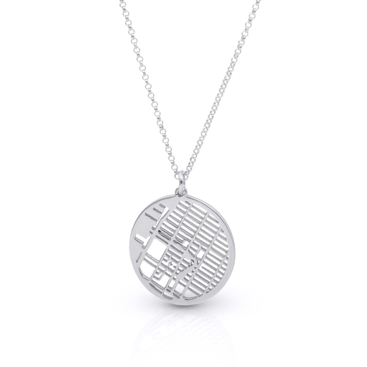 Custom Map Necklace