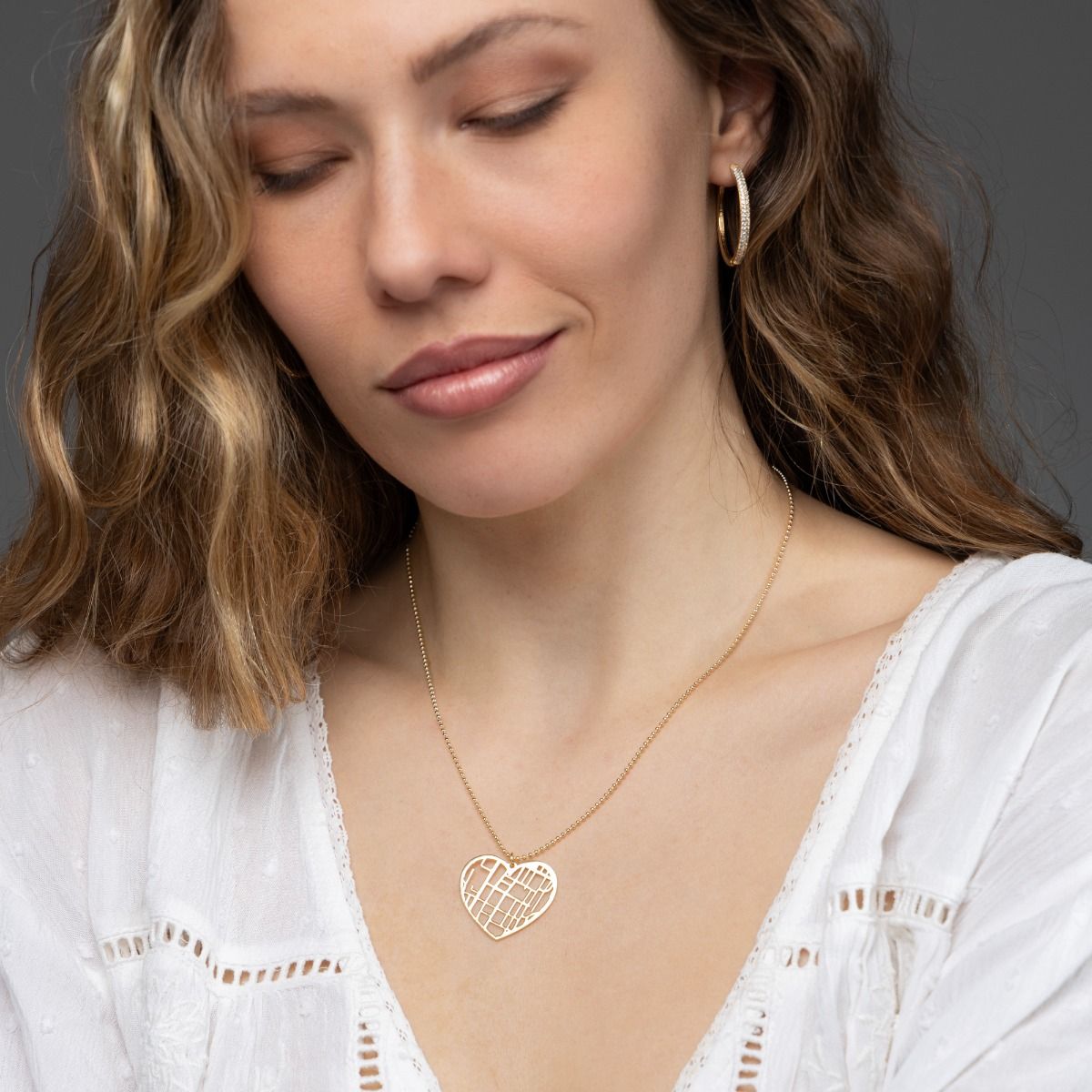 Custom Map Necklace