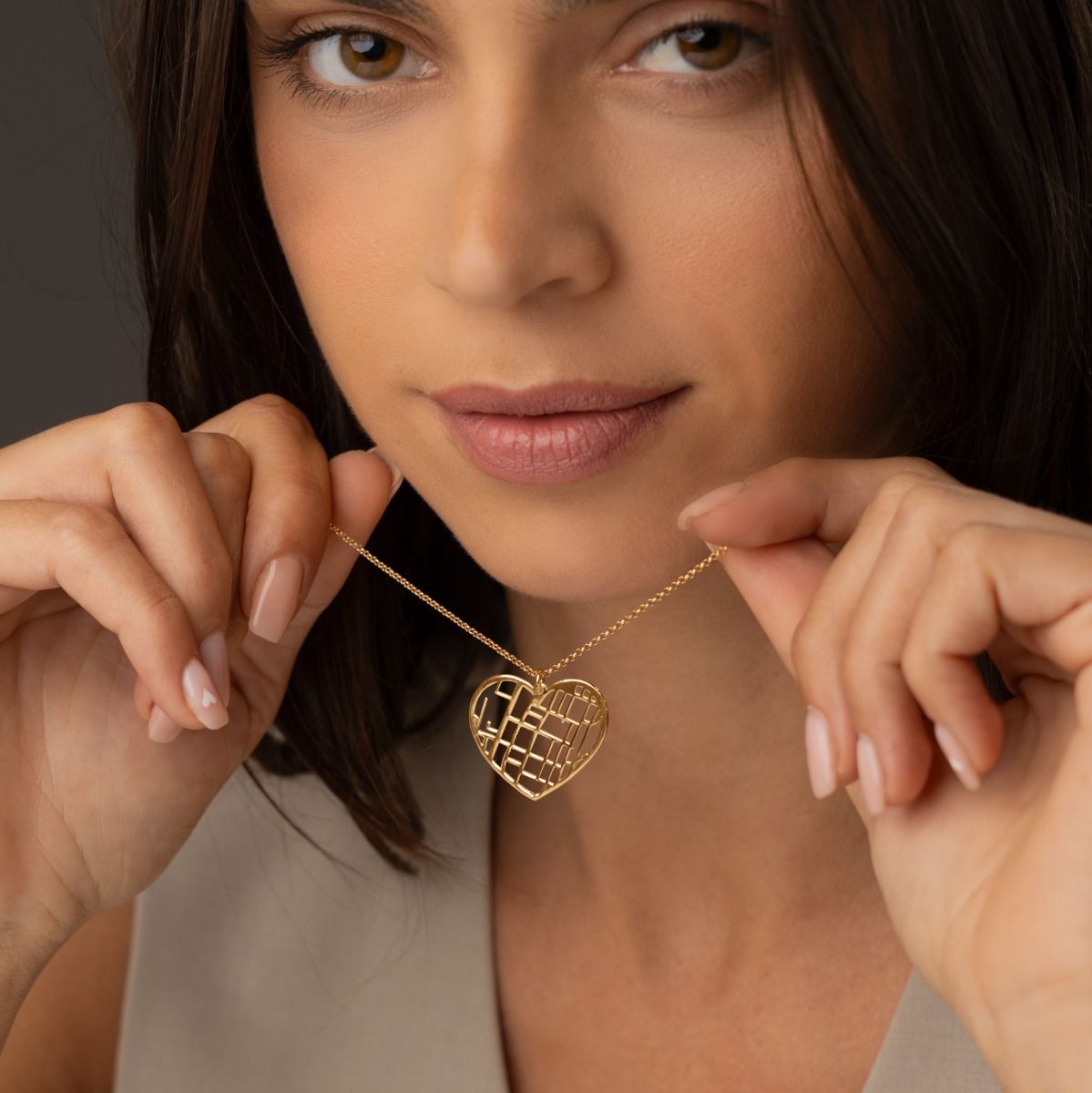 Custom Map Necklace
