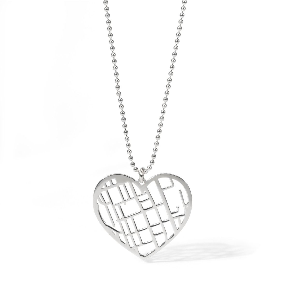Custom Map Necklace