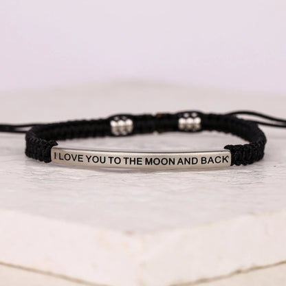 I LOVE YOU TO THE MOON AND BACK