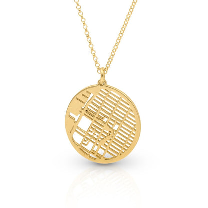 Custom Map Necklace