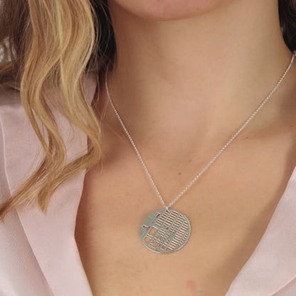 Custom Map Necklace