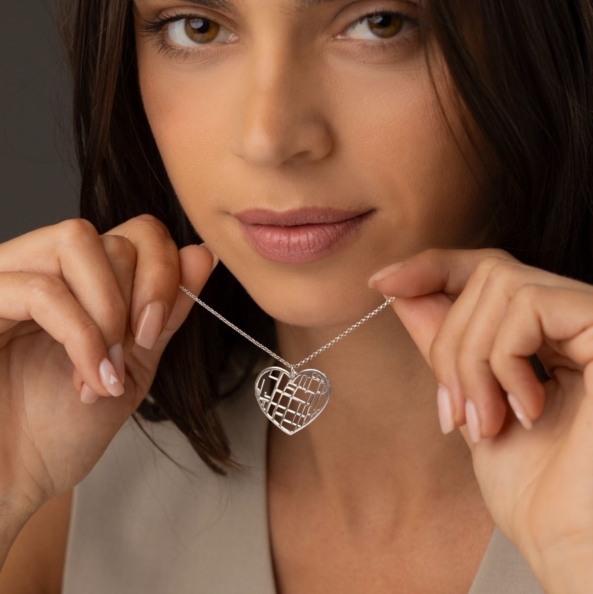Custom Map Necklace