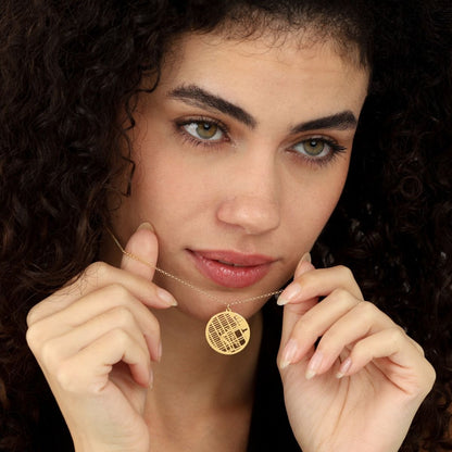 Custom Map Necklace